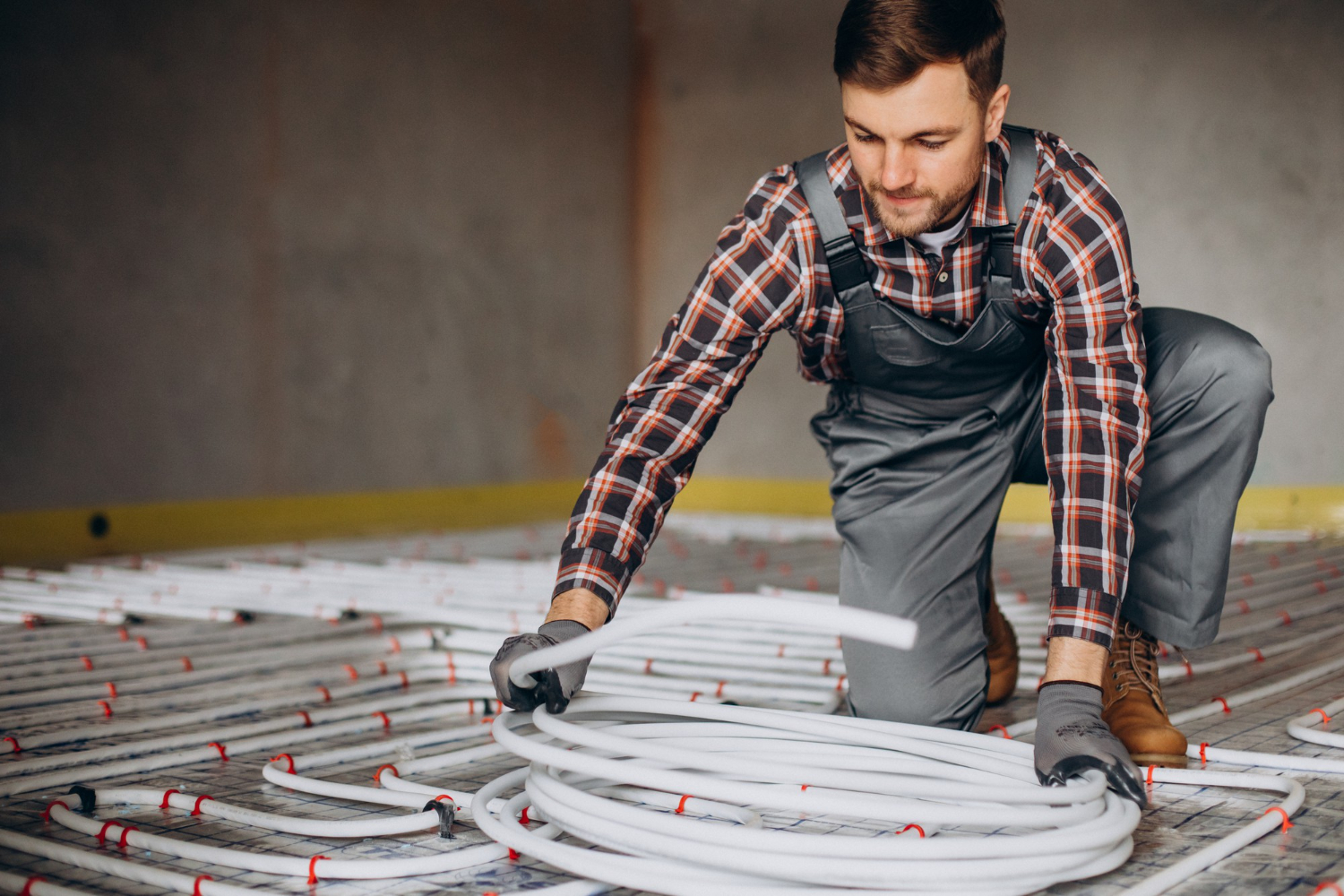 floor heating installation